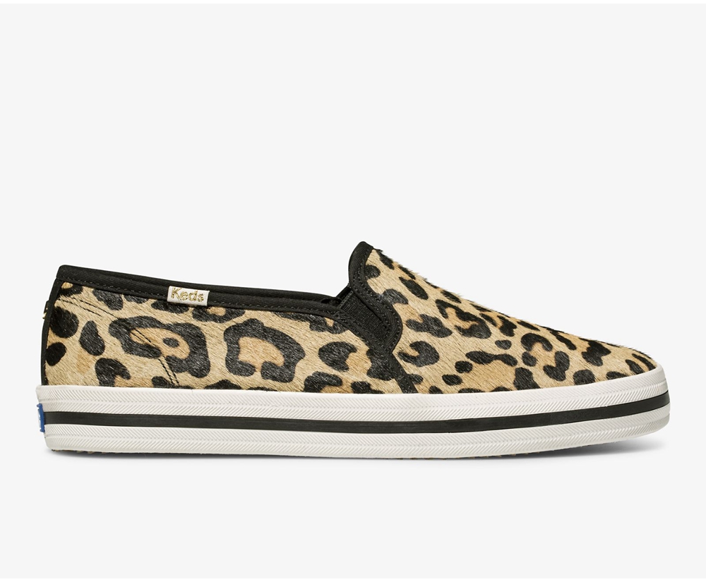 Slip Ons Keds Mujer Leopardo - Kate Spade New York Calf Hair Slip On - 2496-SCETW